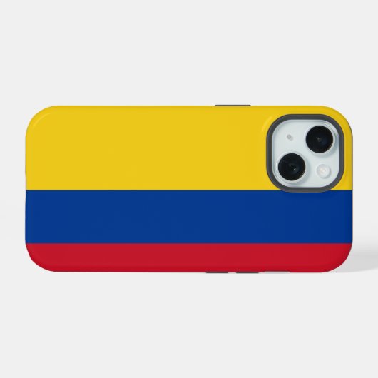 Colombia iPhone 15 Case (Achterkant horizontaal)