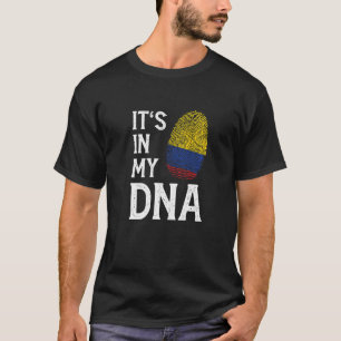 Colombia is in mijn DNA Colombiaanse Gift Colombia T-shirt