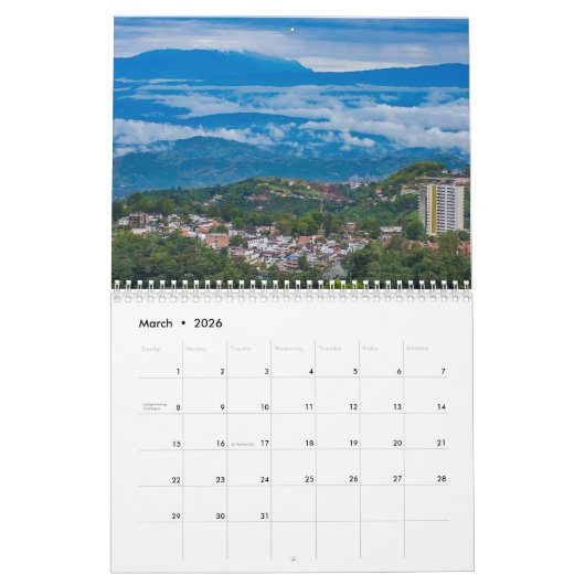 Colombia Kalender (Mar 2026)