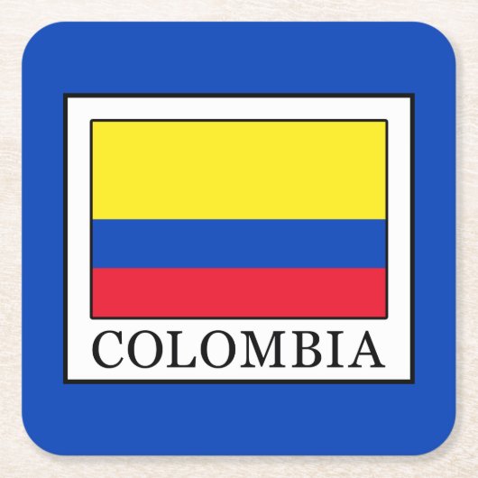 Colombia Kartonnen Onderzetters (Voorkant)