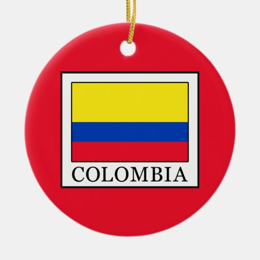 Colombia Keramisch Ornament (Voorkant)