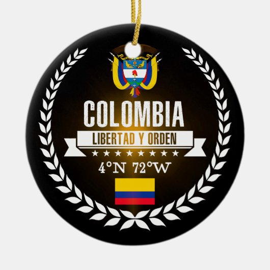 Colombia Keramisch Ornament (Voorkant)