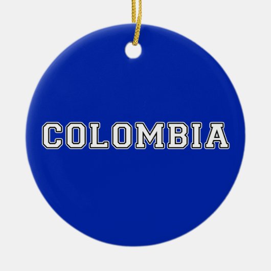Colombia Keramisch Ornament (Voorkant)