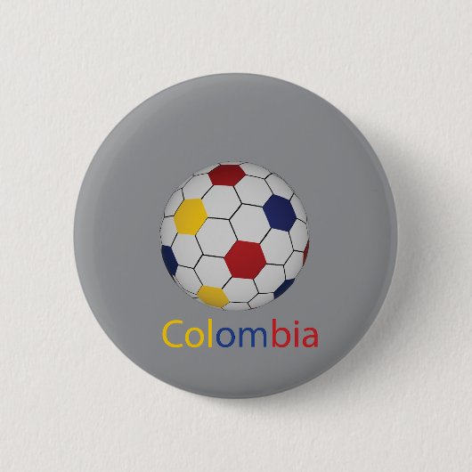 Colombia Knop Ronde Button 5,7 Cm (Voorkant)