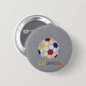 Colombia Knop Ronde Button 5,7 Cm (Voorkant /achterkant)