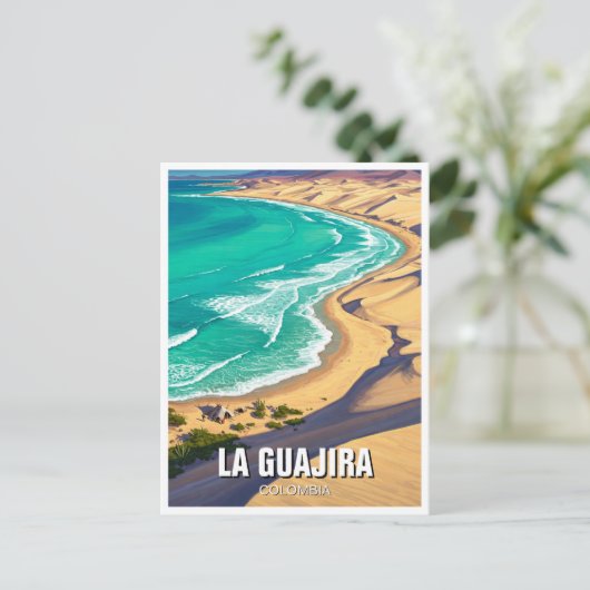 Colombia La Guajira woestijn Briefkaart (Staand voorkant)