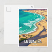 Colombia La Guajira woestijn Briefkaart (Voorkant / Achterkant)