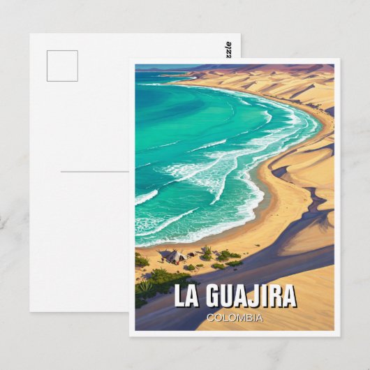 Colombia La Guajira woestijn Briefkaart (Voorkant / Achterkant)