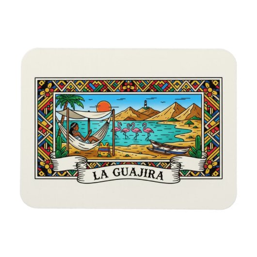 Colombia La Guajira Woestijn Magneet (Horizontaal)