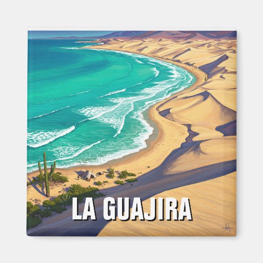 Colombia La Guajira woestijn Magneet (Voorkant)