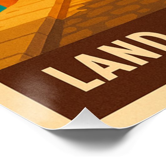 Colombia - Land van kleuren en koffie Perfect Poster (Hoek)