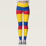 Colombia Leggings<br><div class="desc">Colombiaanse vlagkleuren: rood,  blauw,  geel goud</div>