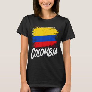 Colombia Lover Colombiaanse Vlag T-shirt