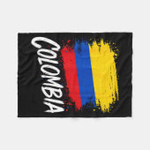 Colombia Lover Colombian Flag  Fleece Deken (Voorkant (Horizontaal))