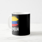 Colombia Lover Colombian Flag  Koffiemok (Voorkant links)