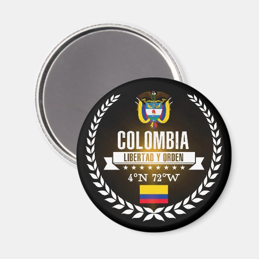 Colombia Magneet (Voorkant / Achterkant)
