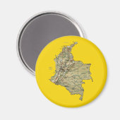 Colombia Map Magnet (Voorkant / Achterkant)
