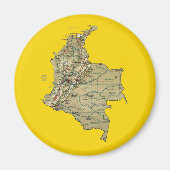 Colombia Map Magnet (Voorkant)