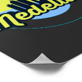 Colombia Medellin Cityscape Sticker Poster (Hoek)