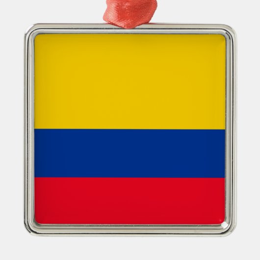 Colombia Metalen Ornament (Voorkant)