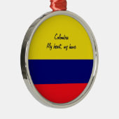 Colombia Metalen Ornament (Rechts)