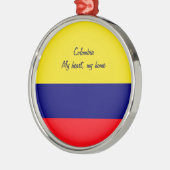 Colombia Metalen Ornament (Links)