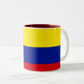 Colombia-Mok Tweekleurige Koffiemok (Voorkant rechts)