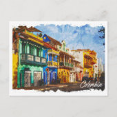 Colombia Mooi olieverflandschap Briefkaart (Voorkant)