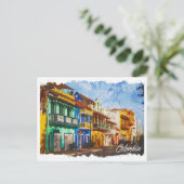 Colombia Mooi olieverflandschap Briefkaart (Staand voorkant)