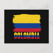Colombia nationale vlag reizen briefkaart (Voorkant)