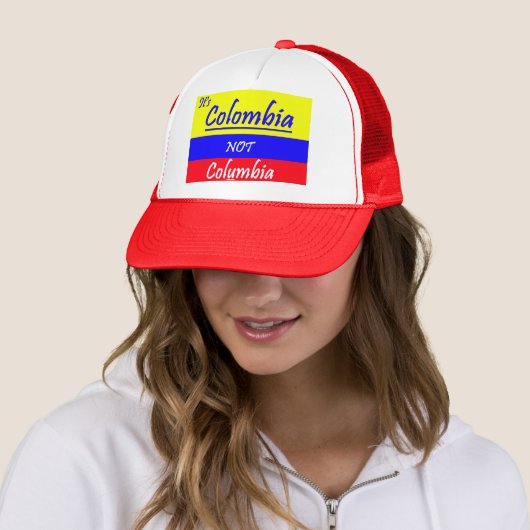 Colombia not Columbia ball cap Trucker Pet (In situ)