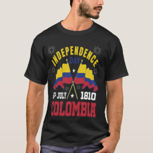 Colombia Onafhankelijkheidsdag shirt Colombiaanse 