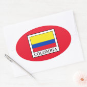 Colombia Ovale Sticker (Envelop)