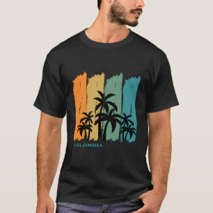 Colombia Palmen Strand Souvenir Latijns-Amerika Me T-shirt