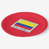 Colombia Papieren Bordje (Gekanteld)