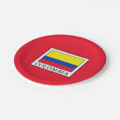 Colombia Papieren Bordje (Gekanteld)