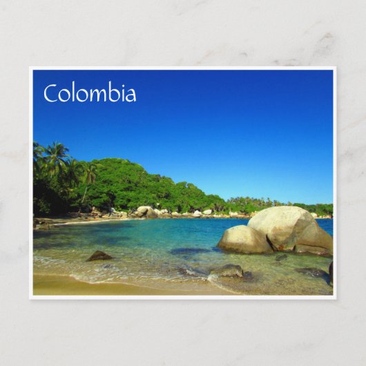 colombia parque nacional tayrona briefkaart (Voorkant)