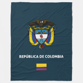 Colombia paspoort telefoonhoesje fleece deken