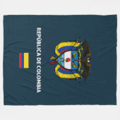 Colombia paspoort telefoonhoesje fleece deken (Voorkant (Horizontaal))