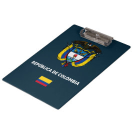 Colombia paspoort telefoonhoesje klembord