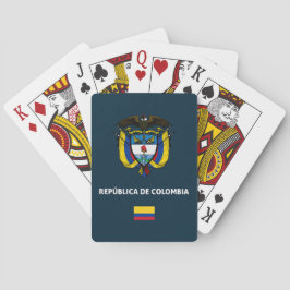Colombia paspoort telefoonhoesje pokerkaarten