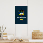 Colombia paspoort telefoonhoesje poster (Keuken)