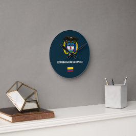 Colombia paspoort telefoonhoesje ronde klok