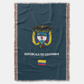 Colombia passport phone case deken (Voorkant Verticaal)