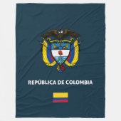 Colombia passport phone case fleece deken (Voorkant)
