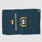 Colombia passport phone case golfhanddoek (Horizontaal)