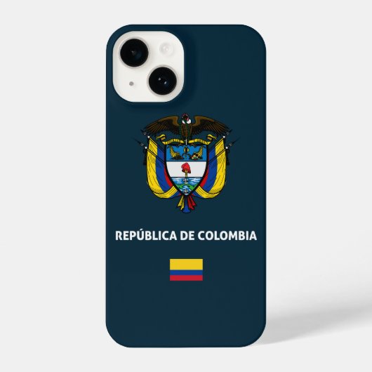 Colombia passport phone case iPhone hoesje (Achterkant)