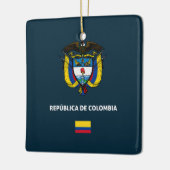 Colombia passport phone case keramisch ornament (Links)