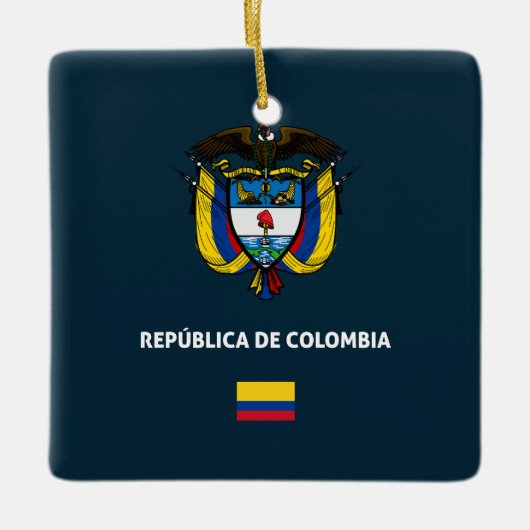 Colombia passport phone case keramisch ornament (Voorkant)