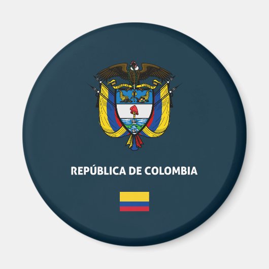Colombia passport phone case magneet (Voorkant)